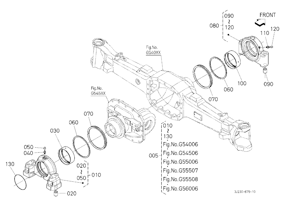 Front Axle Bracket [Front Axle Component] [With Fr
