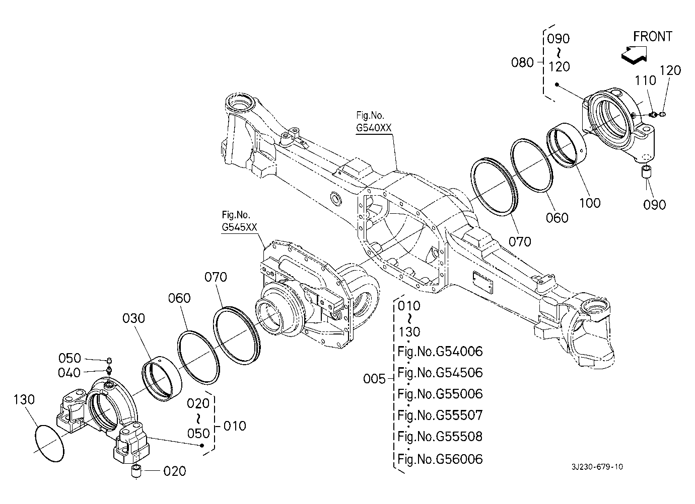 Front Axle Bracket [Front Axle Component] [With Fr