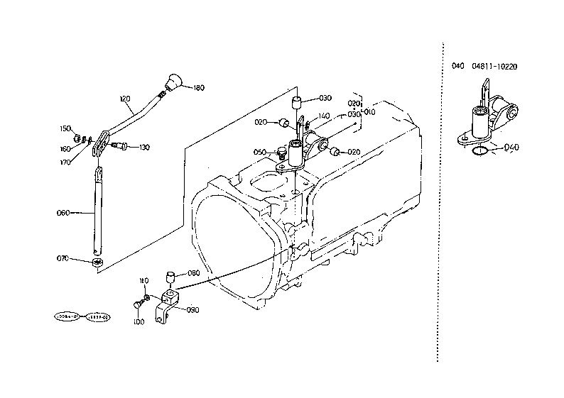 Pto Gear Shift Lever