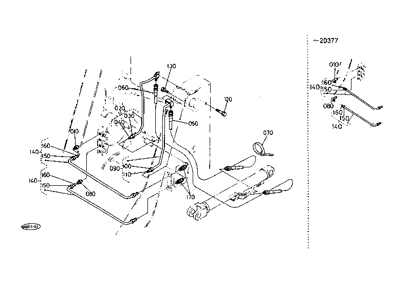 Oil Piping (Lift Cylinder-Lh)
