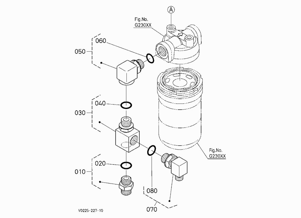 HYDRAULIC QUICK COUPLER KIT (JOINT) (W/G No.S6753)