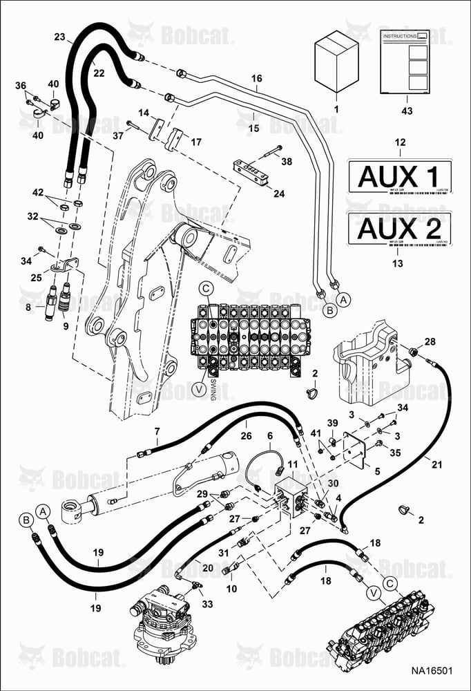 Hydraulic Auxiliary Kit (Second)(Arm)