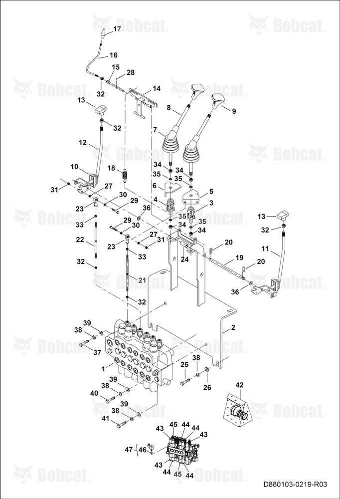 Backhoe Control Valve