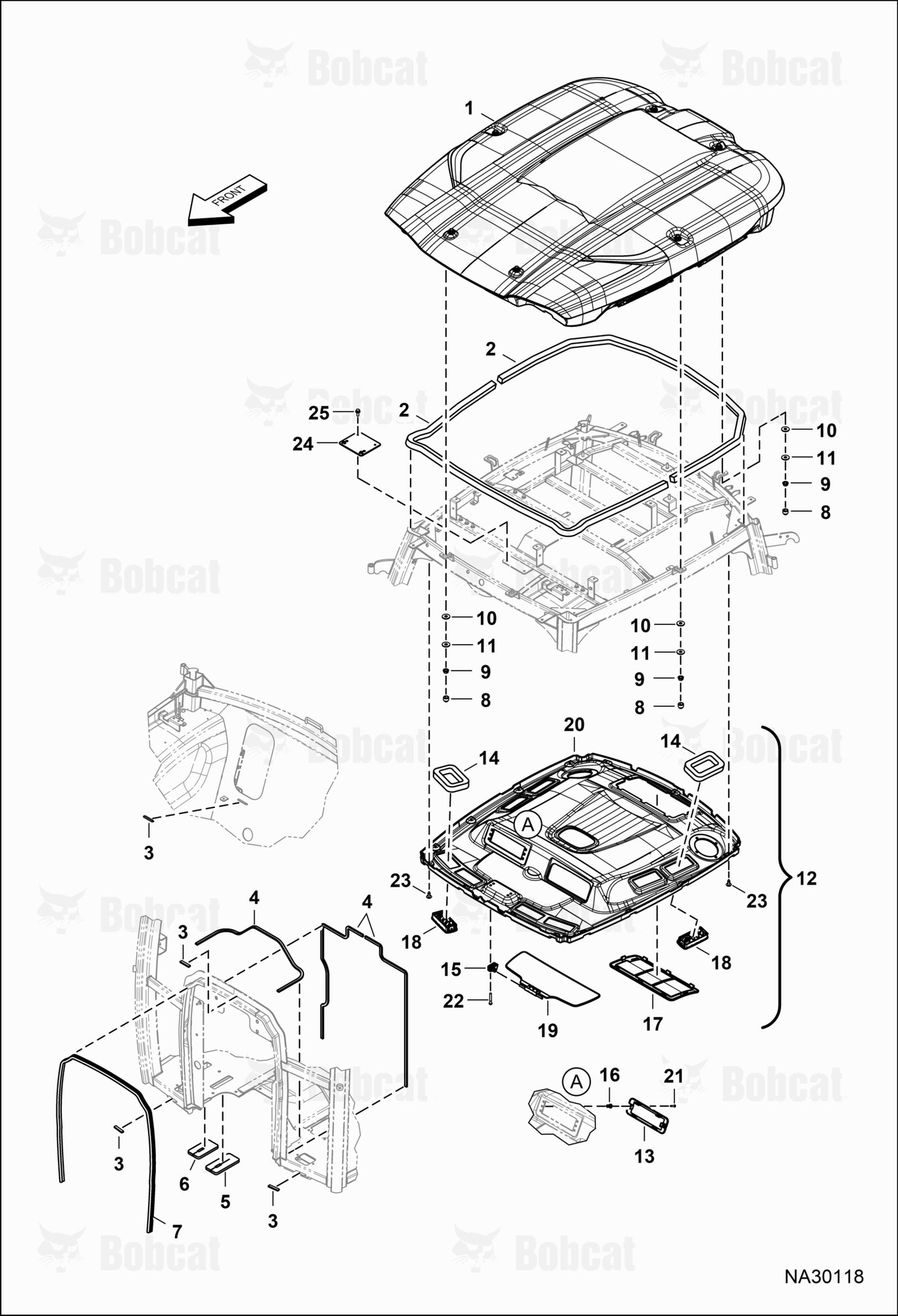 Operator CAB (Roof & Seals)