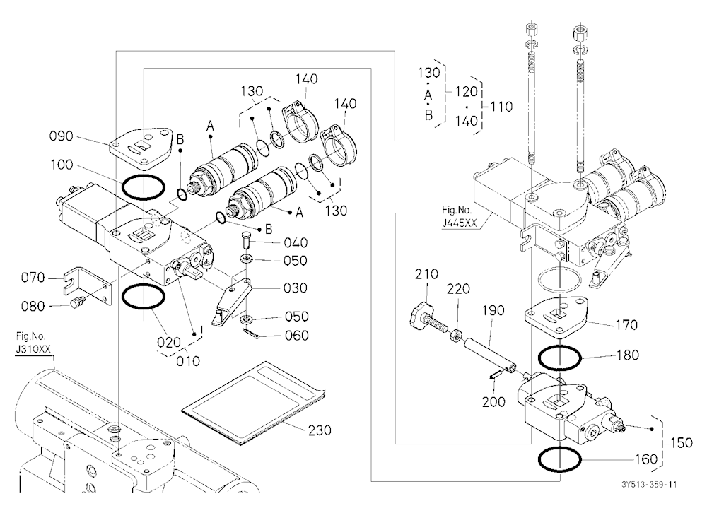 Auxiliary Control Valve Kit (Scd/Fc) (W/G No.M9595