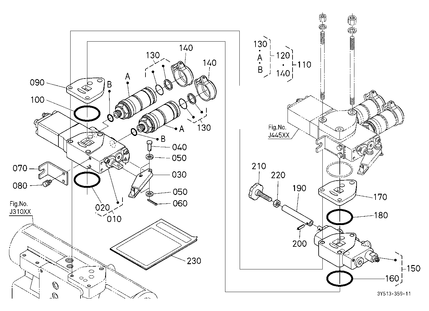 Auxiliary Control Valve Kit (Scd/Fc) (W/G No.M9595
