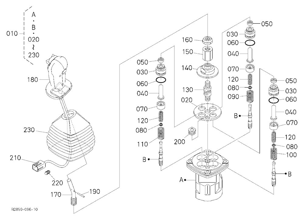 Pilot Valve (Left) [Component Parts]