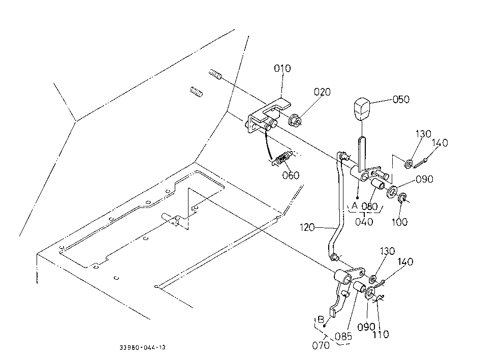 Pto Clutch Lever