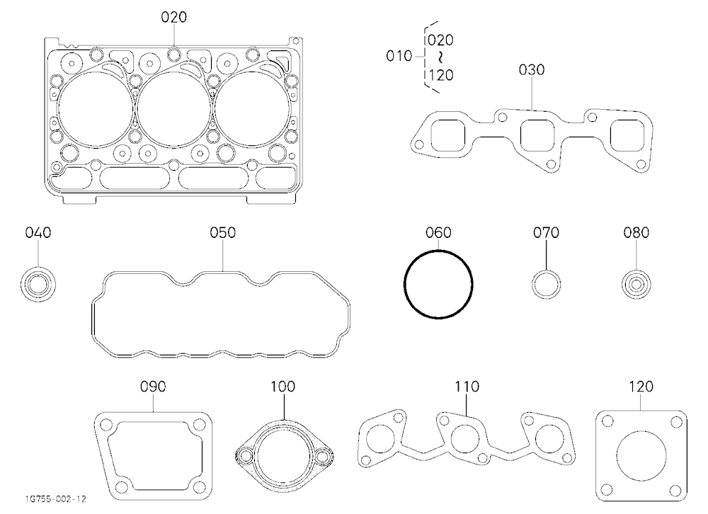 Upper Gasket Kit