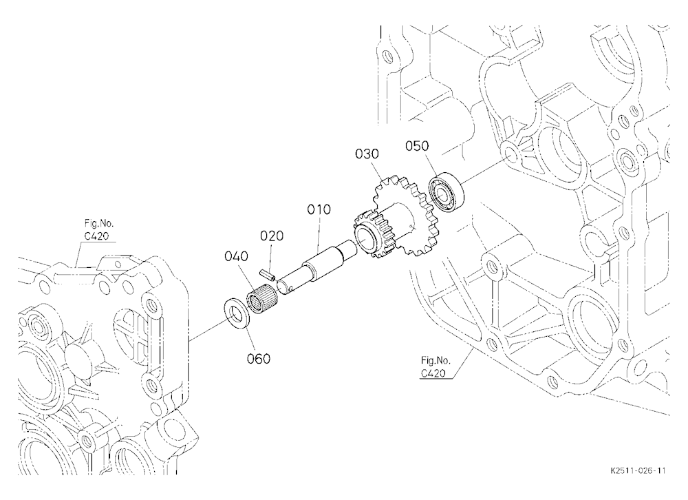 Fwd Idle Shaft