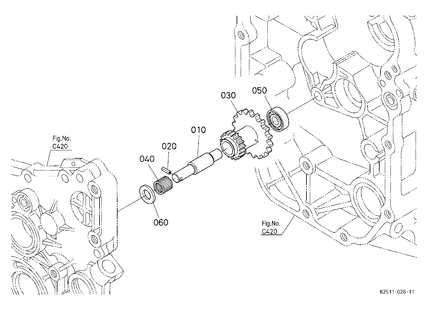 Fwd Idle Shaft