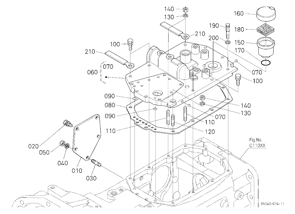 Clutch Housing Cover Upper [Except Dual Speed Type