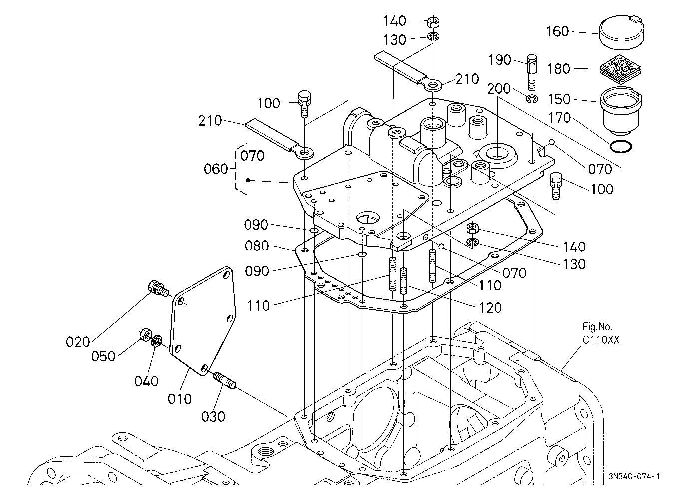 Clutch Housing Cover Upper [Except Dual Speed Type