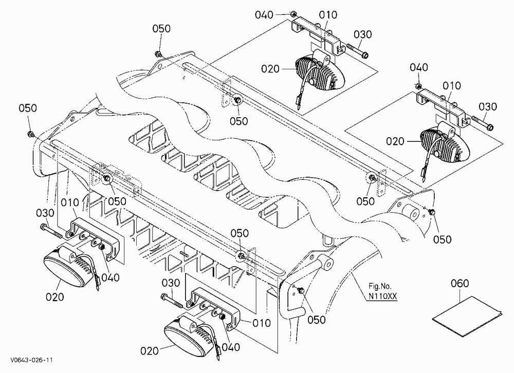 LED LAMP KIT [W/G No.S6764] [OPTION]