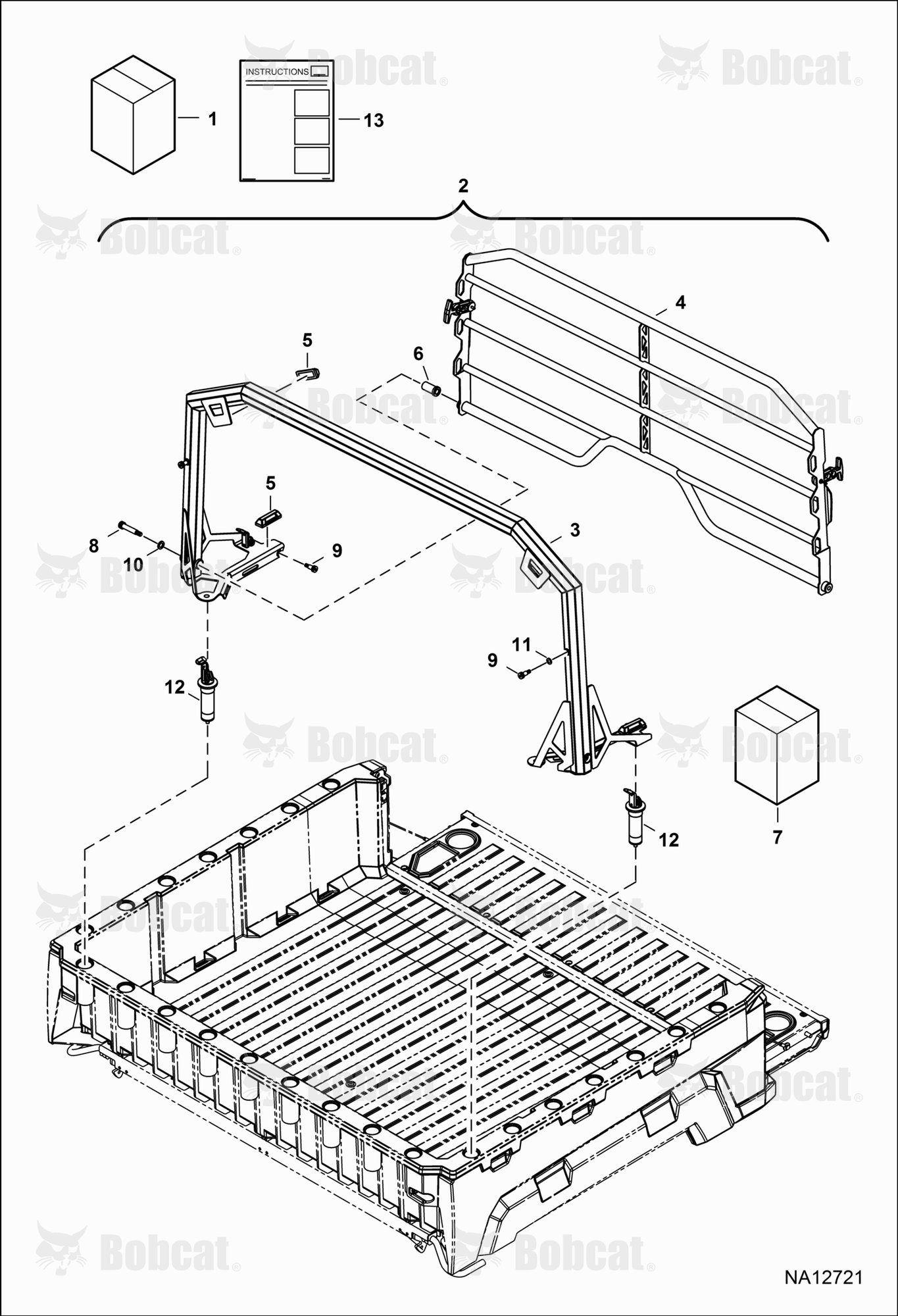CAB Rack Kit (Rail) (W/O Tool Holder)
