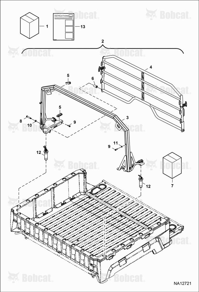 CAB Rack Kit (Rail) (W/O Tool Holder)