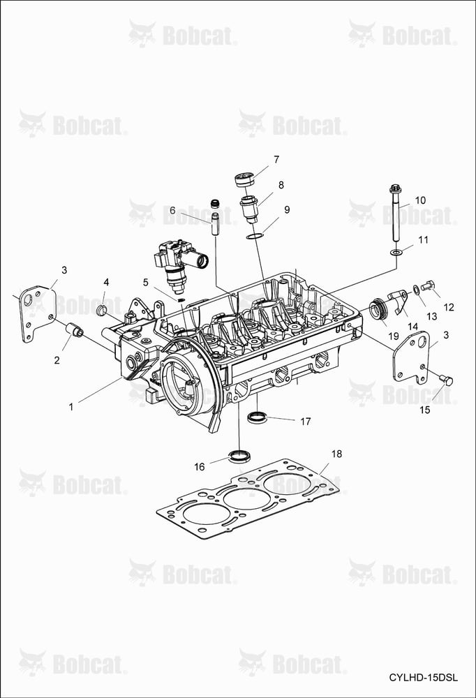 ENGINE, Cylinder Head & Precombustion Chamber