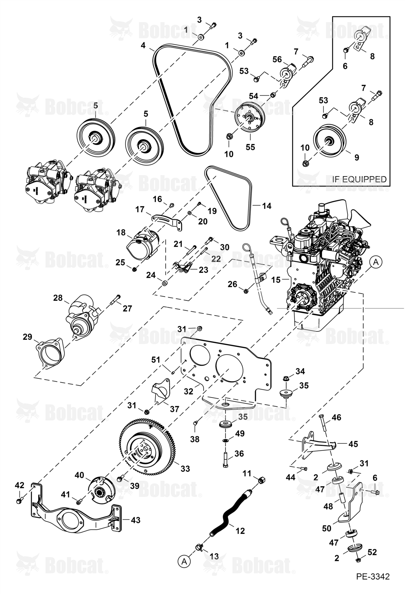 Engine & Attaching Parts (Engine Mounts)  538712501 & Above