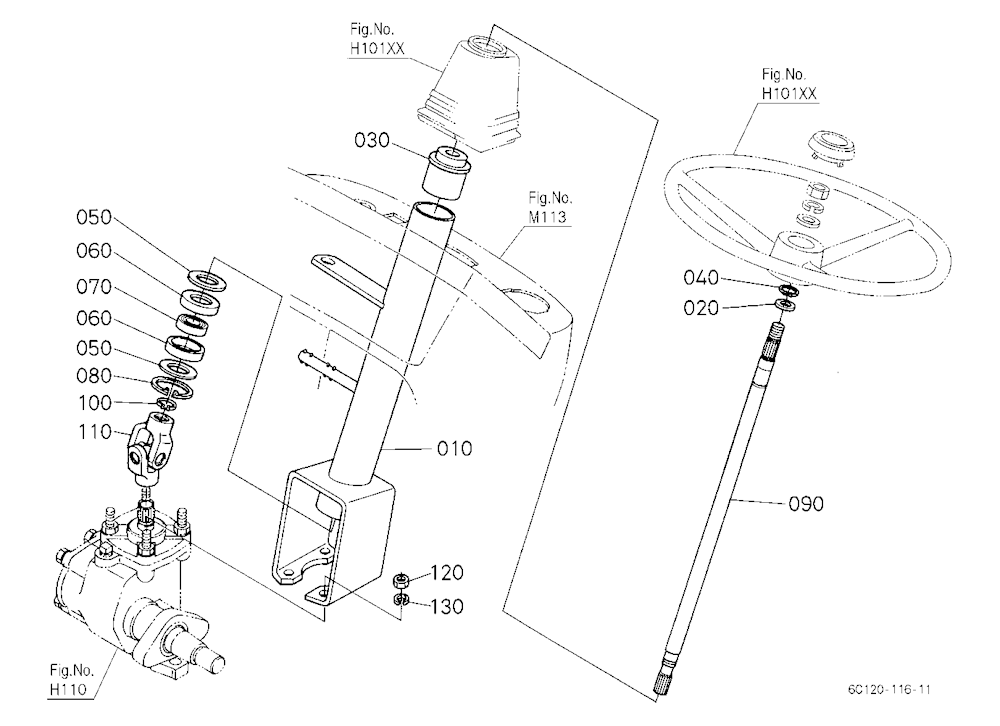 Steering Post