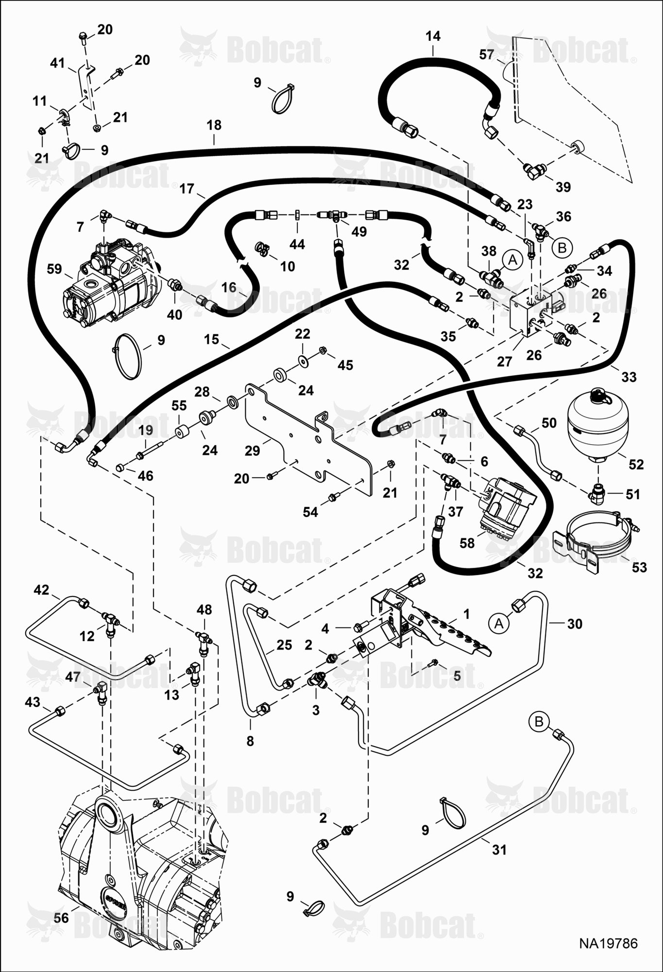 Hydraulic Circuitry (Brake System) (Italy Configuration)