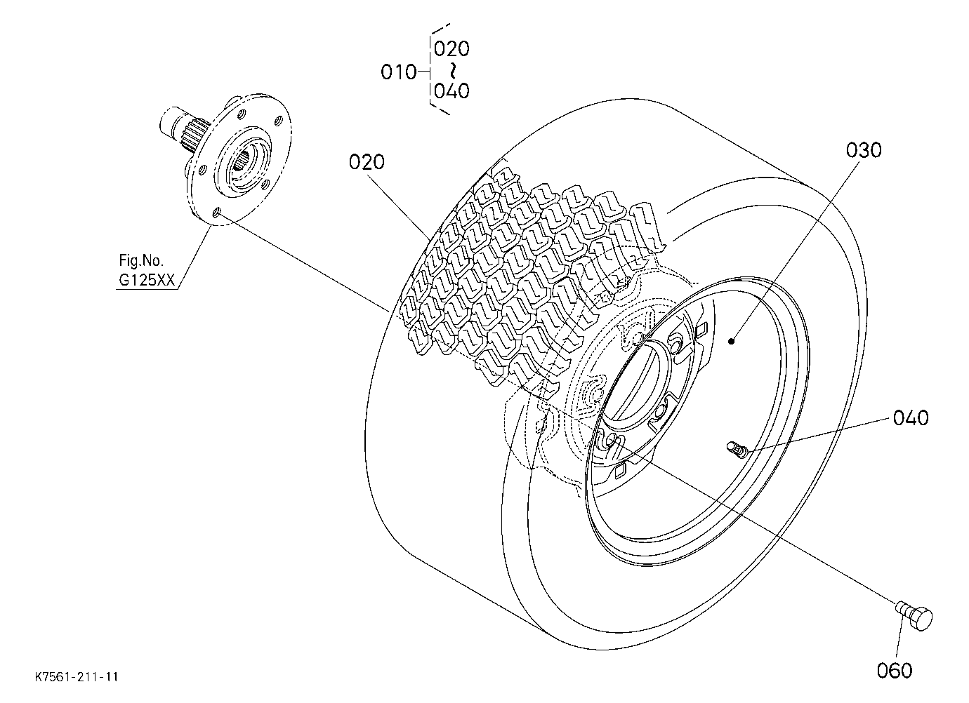 Front Wheel (25*12-12)