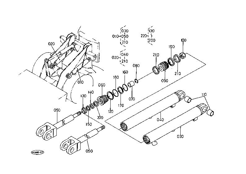 Lift Cylinder (Section Parts)