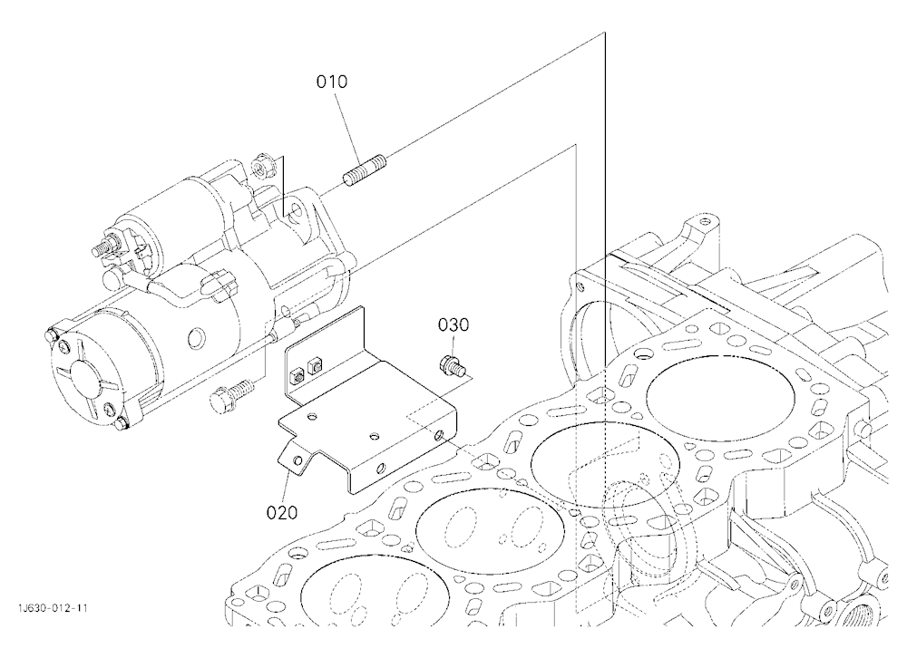 Engine Electrical Mounting Parts