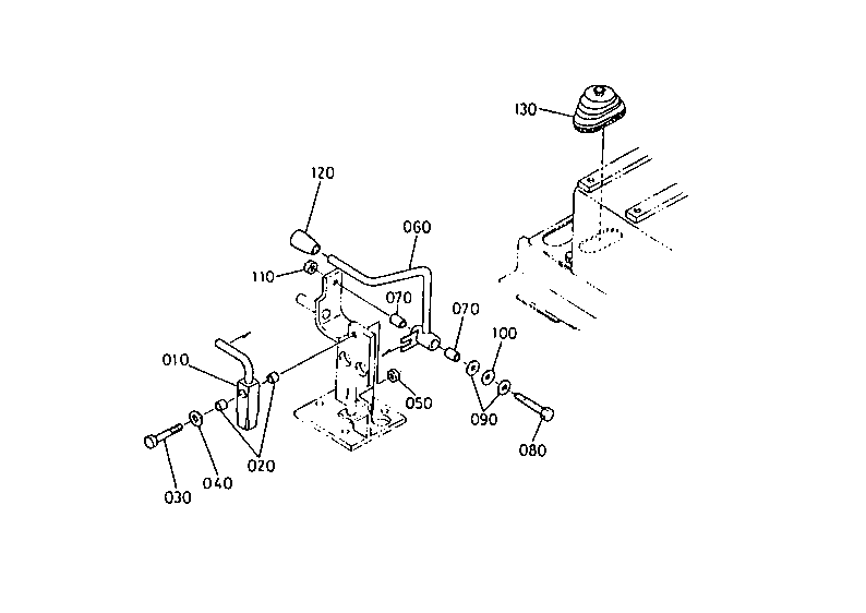 Control Pedal (Swivel/Swing Change)