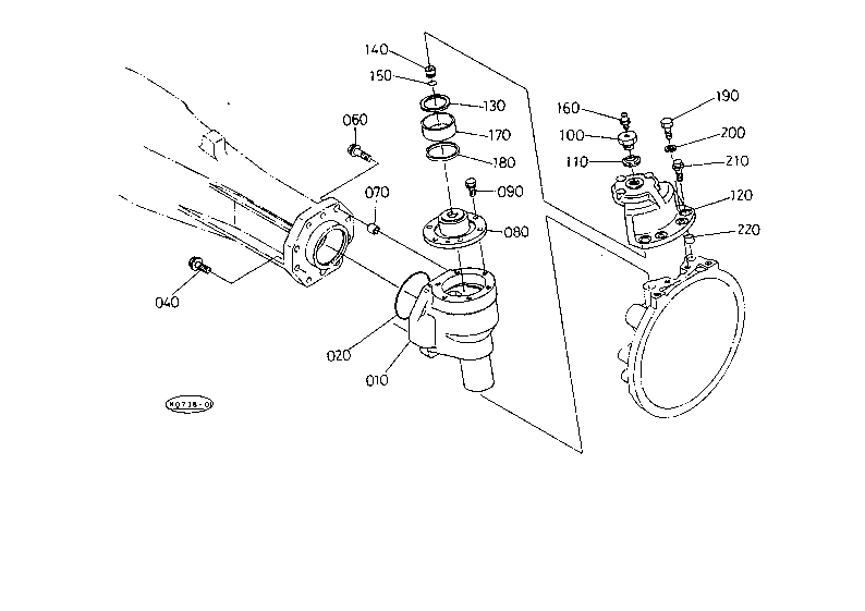 Bevel Gear Case [New Type] [Except Mudder]