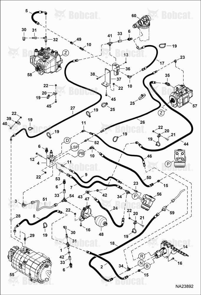 Hydraulic Circuitry (Brake System) (Germany Configuration)