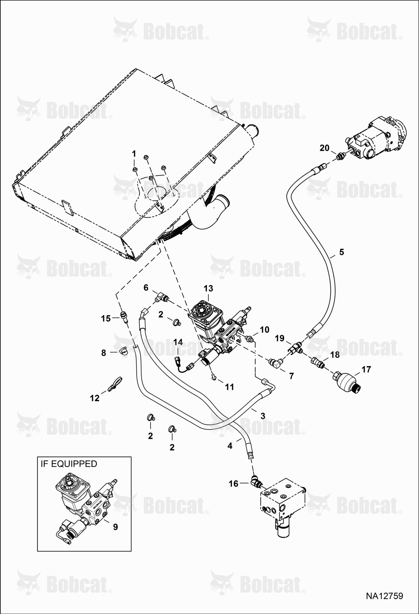 Hydraulic Circuitry (Fan Motor) (Reversible)