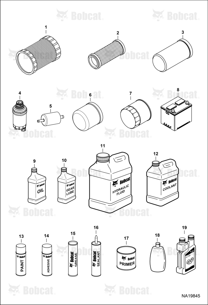 Maintenance Items (Service Parts)