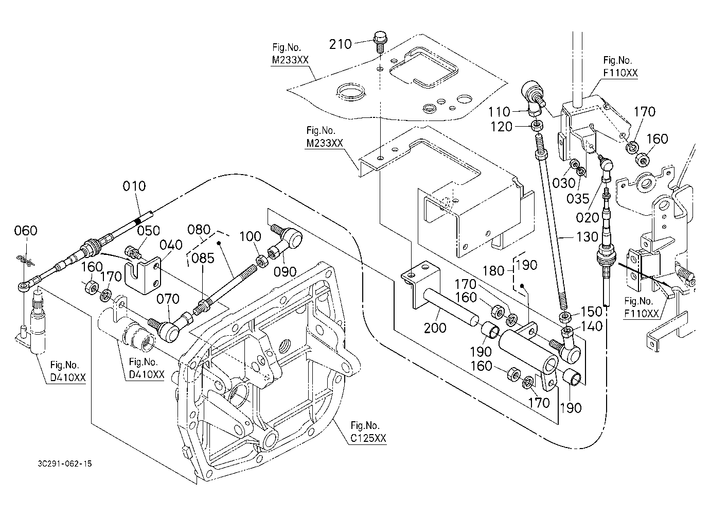 Main Gear Shift Rod
