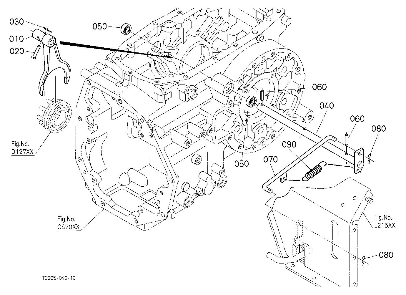 Rear Differential Lock Shift Fork