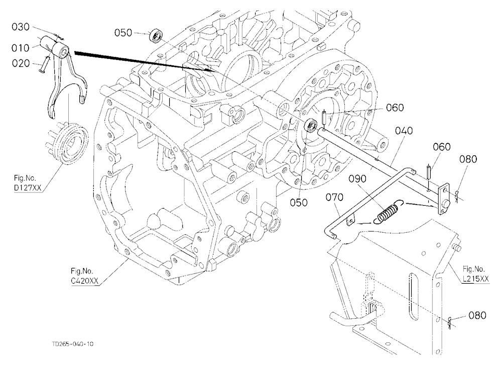 Rear Differential Lock Shift Fork