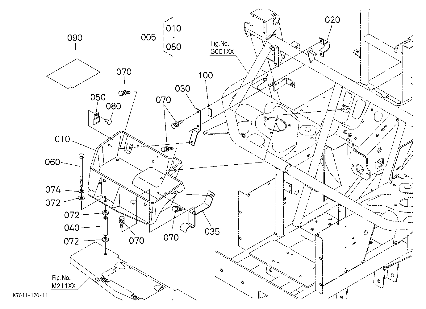 Front Accessory Box Kit (W/G No.V4235) [Option]