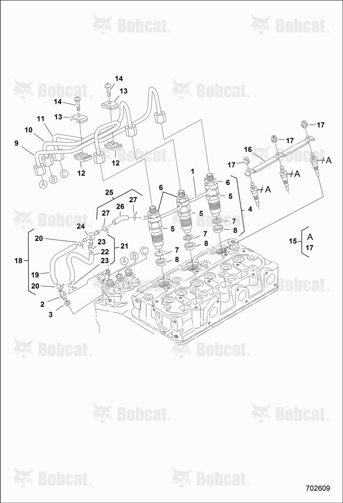 ENGINE, Nozzle Holder and Glow Plug