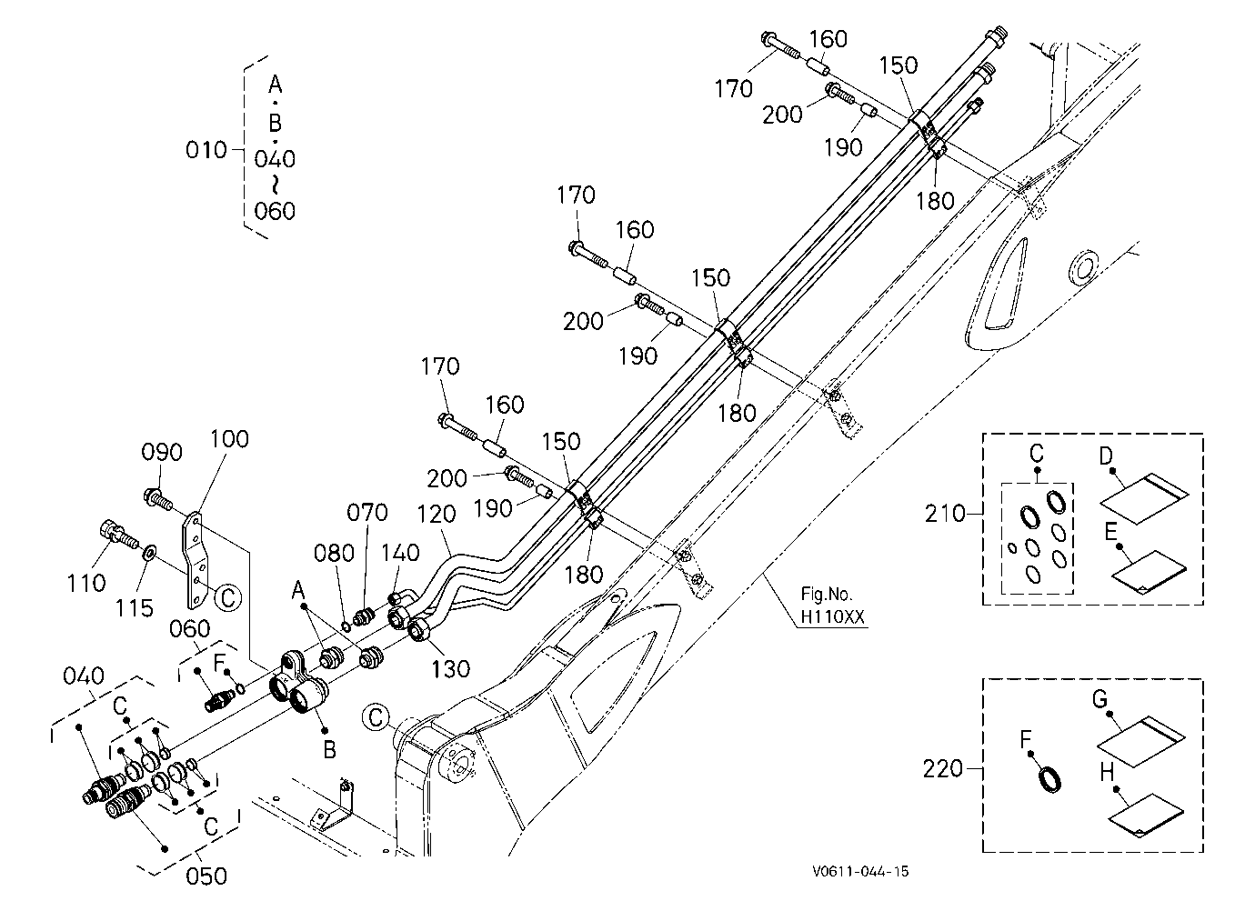 Oil Piping (Arm Lh)