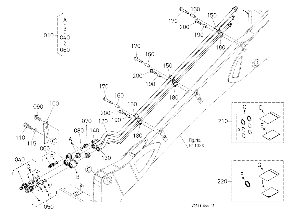 Oil Piping (Arm Lh)