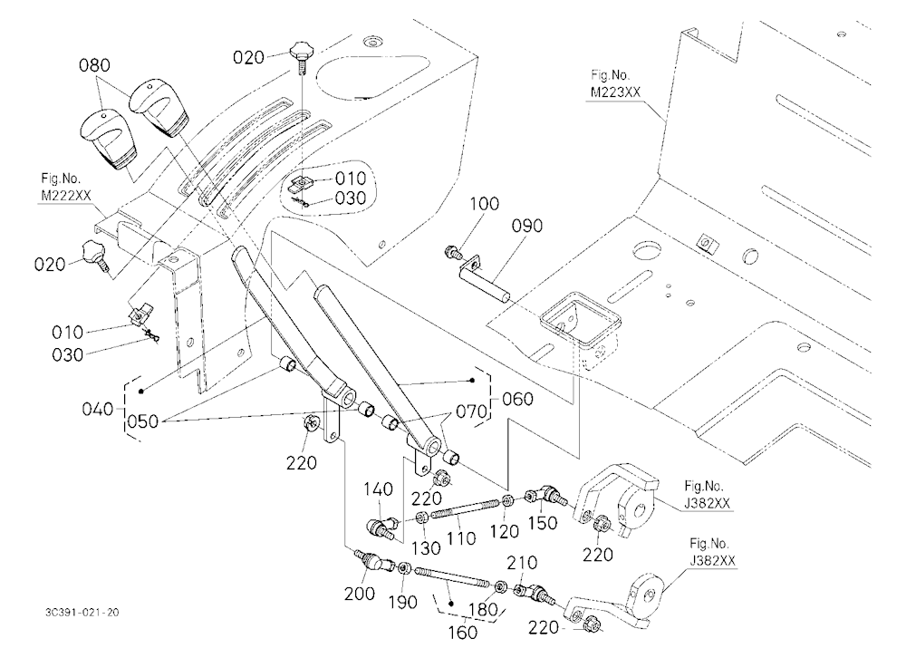 Draft And Position Control Lever