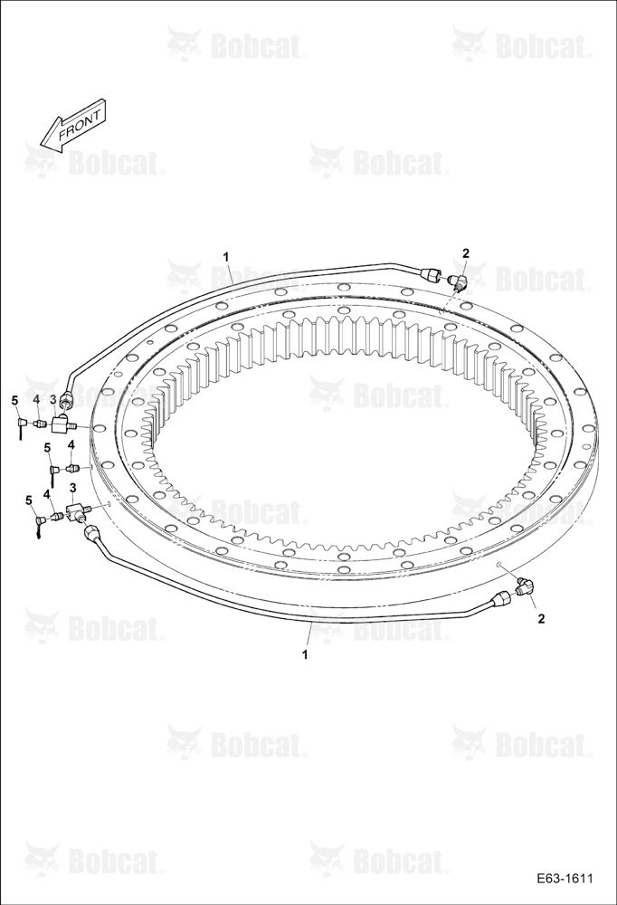 Upperstructure (Lubrication Piping)