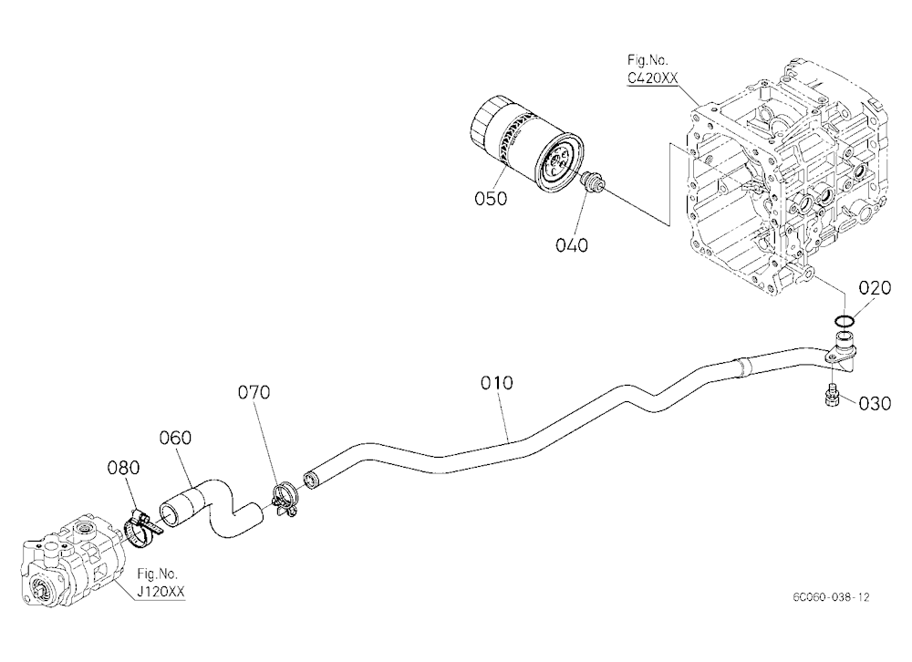 Hydraulic Oil Line(Suction)