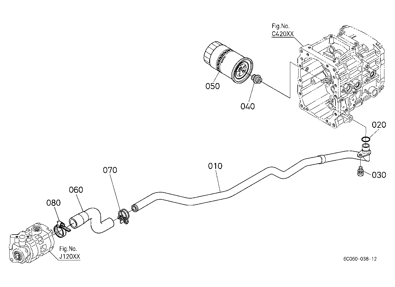 Hydraulic Oil Line(Suction)