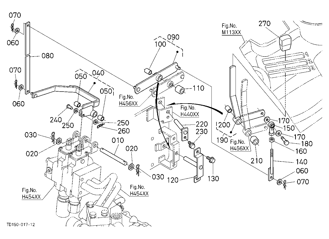 Auxiliary Control Valve Lever (1St) [Ca]