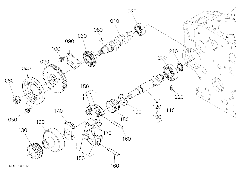 Fuel Camshaft And Governor Shaft