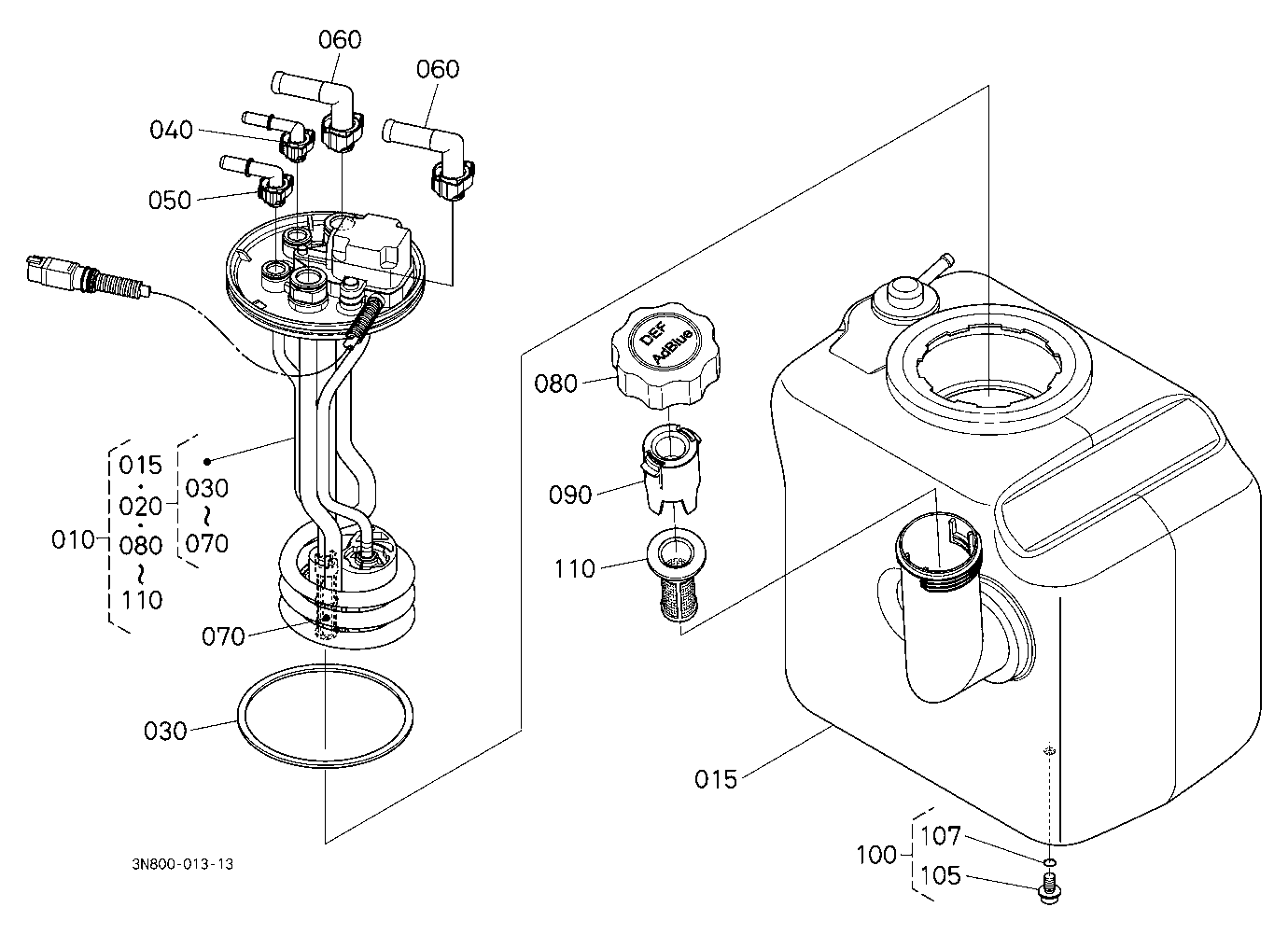 Diesel Exhaust Fluid Tank [Component Parts]