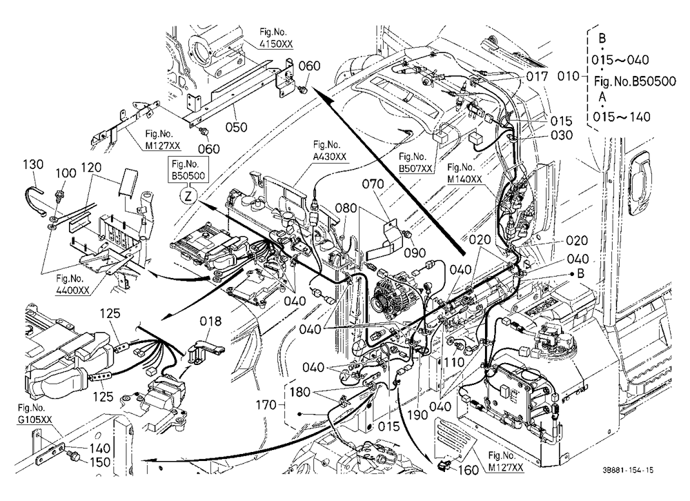 Electrical Wiring (Engine Lh)