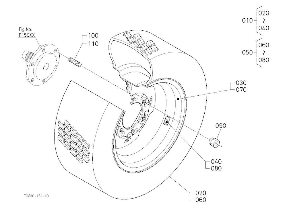 Front Wheel (27*10.50-15)