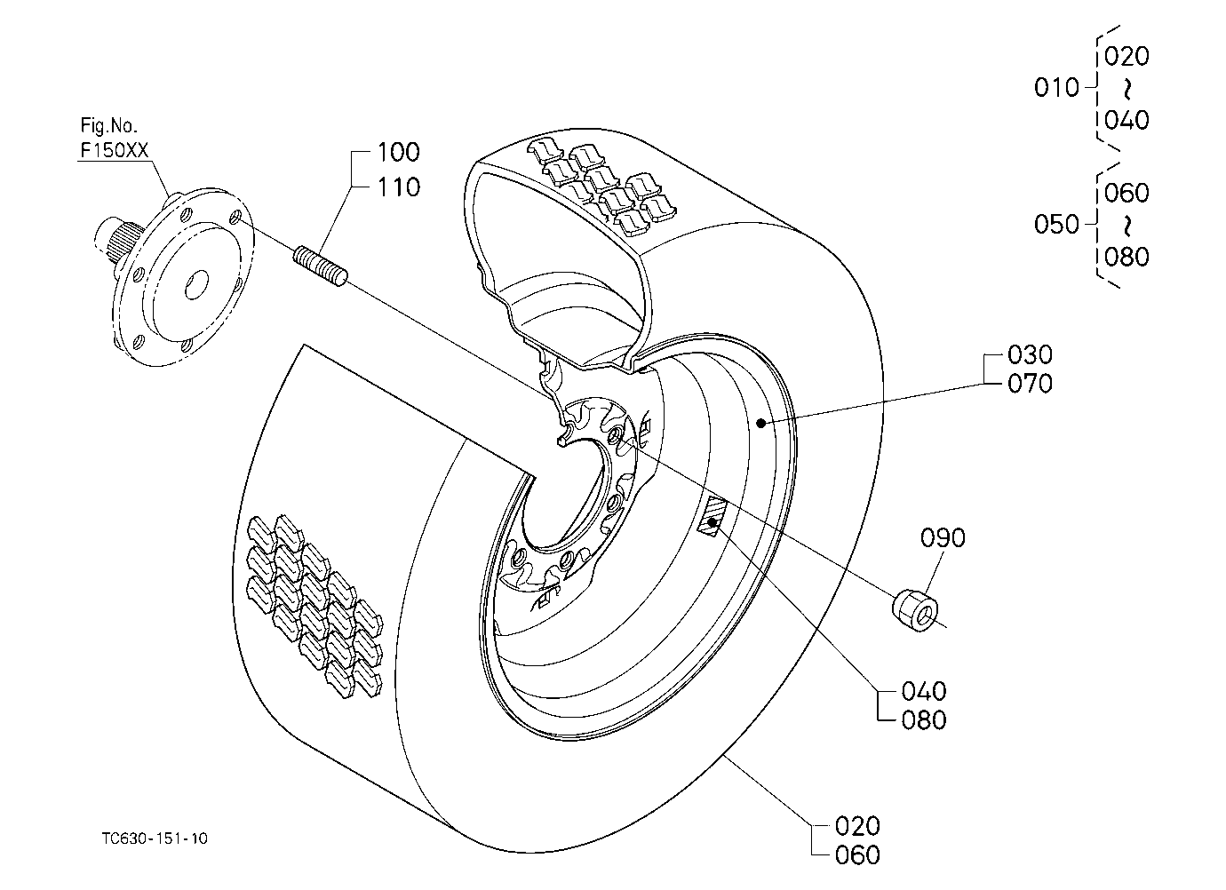 Front Wheel (27*10.50-15)