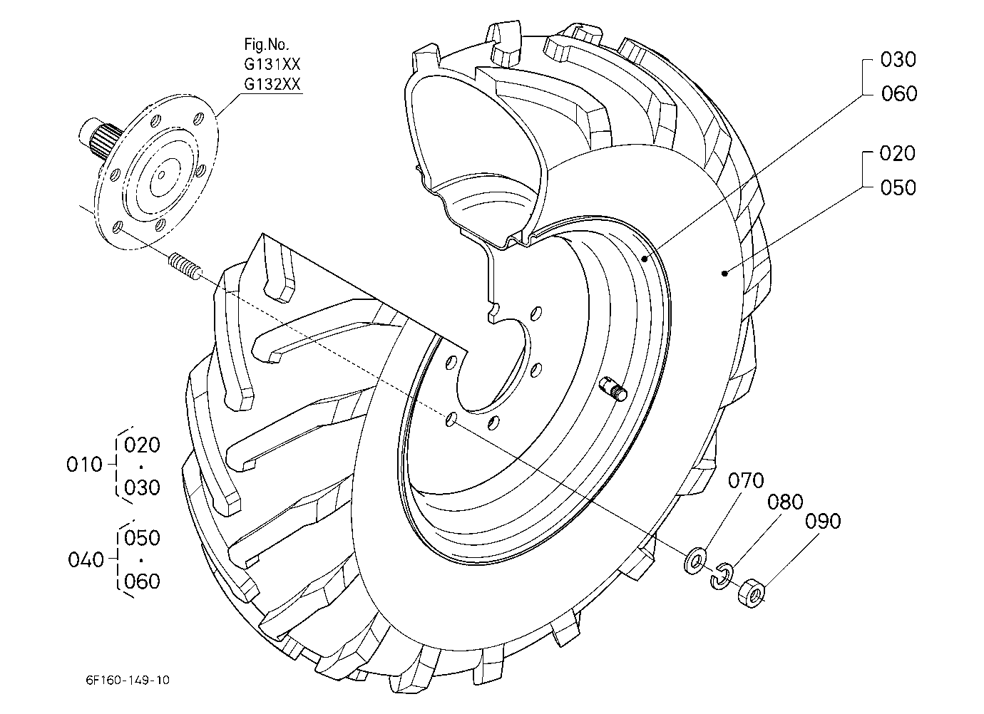 Front Wheel (180/85D12)